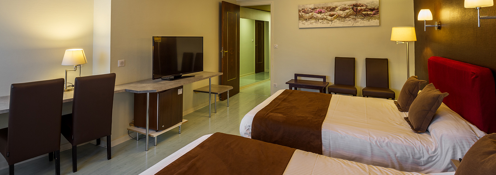 Das Team des Hotels Saint-Hubert in Saint-Claude bietet Ihnen Drei-Sterne-Komfort mit 30 Zimmern und einer Suite.
